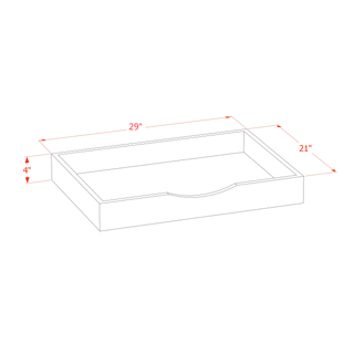 RD30: Cajón extraíble de 30" de ancho 