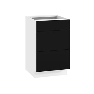 Frameless Matte Black - 21"W Drawer Base Cabinet