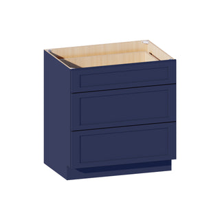 Navy Blue - 33"W Drawer Base Cabinet