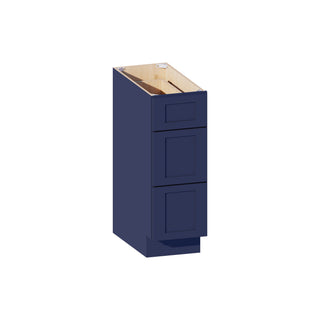Navy Blue - 12"W Vanity Drawer Base Cabinet