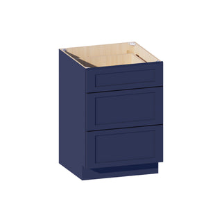 Navy Blue - 24"W Vanity Drawer Base Cabinet