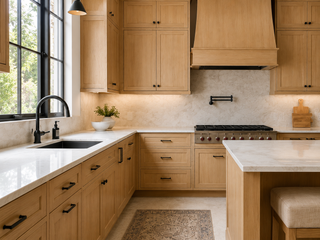 Timber Wood Kitchen - homecabinets