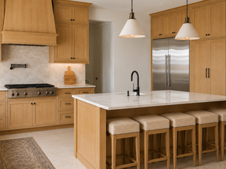 Timber Wood Kitchen - homecabinets
