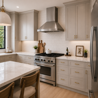 Lunar Gray Kitchen - homecabinets