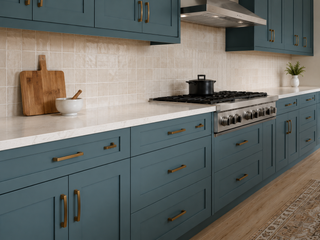 Soft Green Kitchen - homecabinets