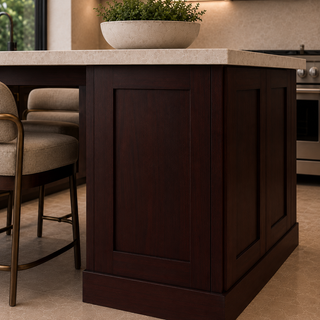 Floral Expresso - 18"W Trash Pull-Out Base Cabinet