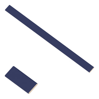 Navy Blue - 1-7/8"W × 96"L Angled Crown Molding