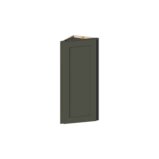 Aston Green - 12"W × 36"H Angled-End Wall Cabinet