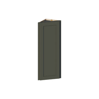 Aston Green - 12"W × 42"H Angled-End Wall Cabinet