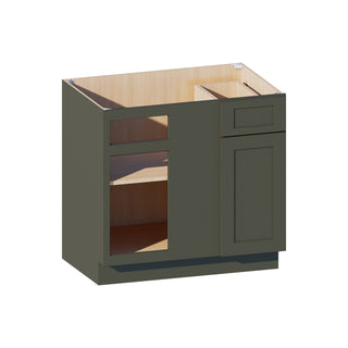 Aston Green - 36"W Blind Corner Base Cabinet