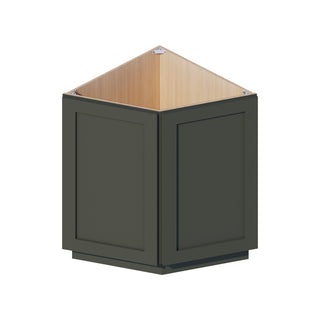 Aston Green - 24"W Angled-End Base Cabinet