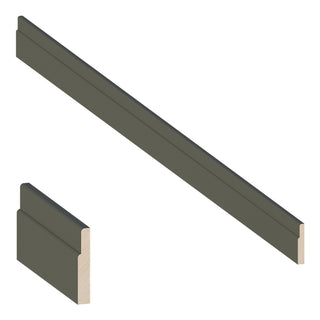 Aston Green - 4-1/2"W × 96"L Furniture Base Molding