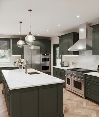 Aston Green - 36"W Sink Base Cabinet