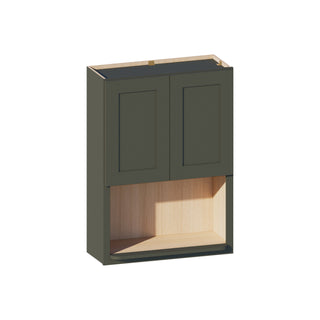 Aston Green - 30"W × 42"H Microwave Wall Cabinet