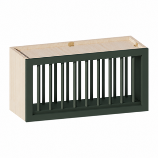 Aston Green - 30"W × 15"H Plate Rack Wall Cabinet