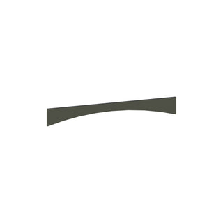 Aston Green - 6"W × 42"L Arched Valance