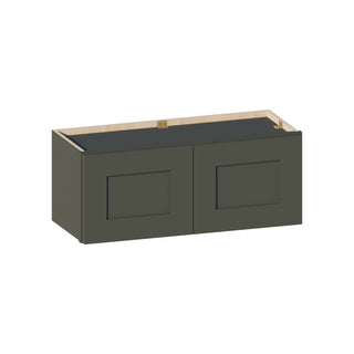 Aston Green - 30"W × 12"H Standard Wall Cabinet