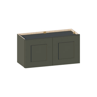 Aston Green - 30"W × 15"H Standard Wall Cabinet