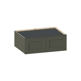 Aston Green - 33"W × 12"H Deep (24") Wall Bridge Cabinet