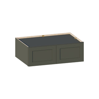 Aston Green - 36"W × 12"H Deep (24") Wall Bridge Cabinet