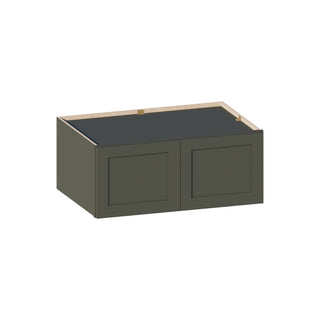 Aston Green - 36"W × 15"H Deep (24") Wall Bridge Cabinet