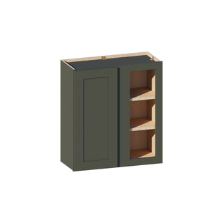 Aston Green - 27"W × 30"H Blind Corner Wall Cabinet