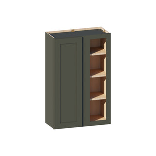 Aston Green - 27"W × 42"H Blind Corner Wall Cabinet