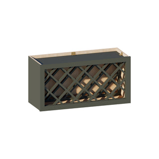 Aston Green - 30"W × 15"H Wine Rack Wall Cabinet