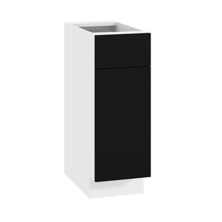 Frameless Matte Black - 12"W Standard Base Cabinet