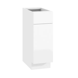 Frameless High-Glossy White - 12"W Standard Base Cabinet