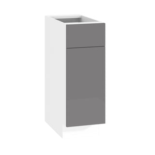 Frameless High-Glossy Gray - 12"W Standard Base Cabinet