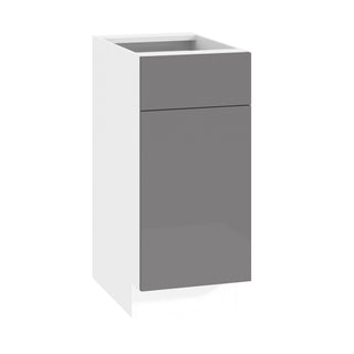 Frameless High-Glossy Gray - 15"W Standard Base Cabinet