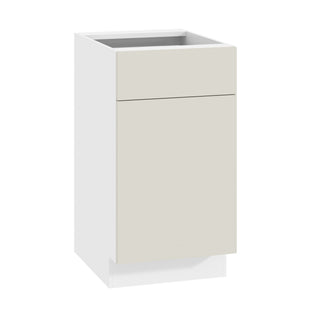 Frameless Matte Ivory - 18"W Standard Base Cabinet