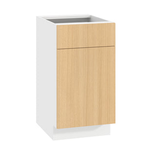 Frameless Oak Blonde - 18"W Standard Base Cabinet
