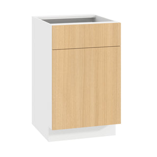 Frameless Oak Blonde - 21"W Standard Base Cabinet