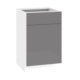 Frameless High-Glossy Gray - 21"W Standard Base Cabinet