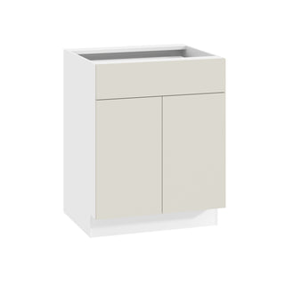 Frameless Matte Ivory - 27"W Standard Base Cabinet