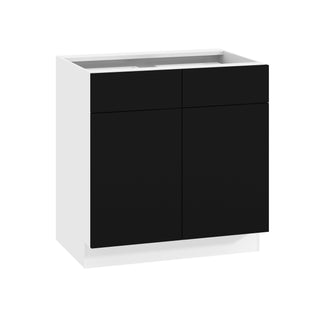 Frameless Matte Black - 33"W Standard Base Cabinet