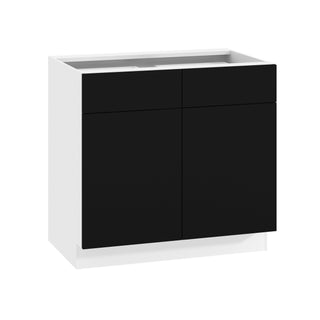Frameless Matte Black - 36"W Standard Base Cabinet