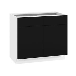 Frameless Matte Black - 39"W Standard Base Cabinet