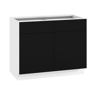 Frameless Matte Black - 42"W Standard Base Cabinet