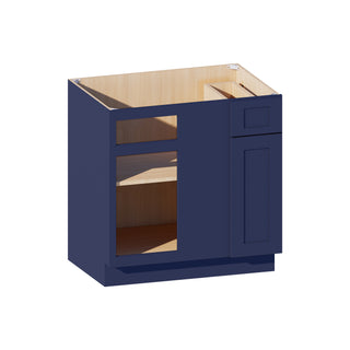 Navy Blue - 33"W Blind Corner Base Cabinet