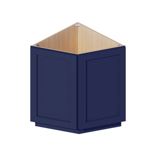 Navy Blue - 24"W Angled-End Base Cabinet