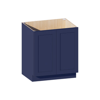 Navy Blue - 30"W Full-Height Door Base Cabinet
