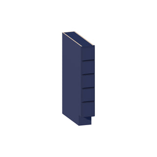 Navy Blue - 6"W Spice Pull-Out Drawer Base Cabinet
