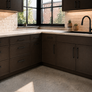 Cocina Mocha Brown Slim Shaker 10x10