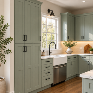 Sage Breeze Shaker 10x10 Kitchen