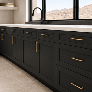 Iron Black Shaker 10x10 Kitchen