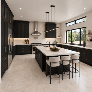Iron Black Shaker 10x10 Kitchen