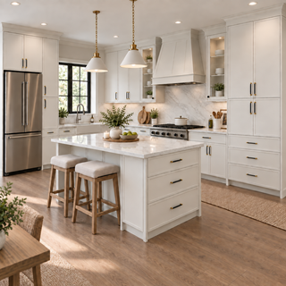 Cocina Slim Dove White Shaker 10x10